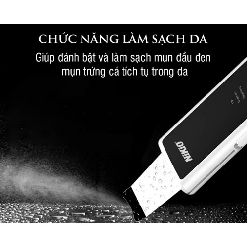 Máy Sủi Da Tẩy Tế Bào Chết Nikio NK-122 - Massage Nâng Cơ Mặt Hỗ Trợ Tạo Hình Vline, Xóa Nhăn, Chống Lão Hóa, Săn Chắc Da, Làm Sạch Da Chuyên Nghiệp