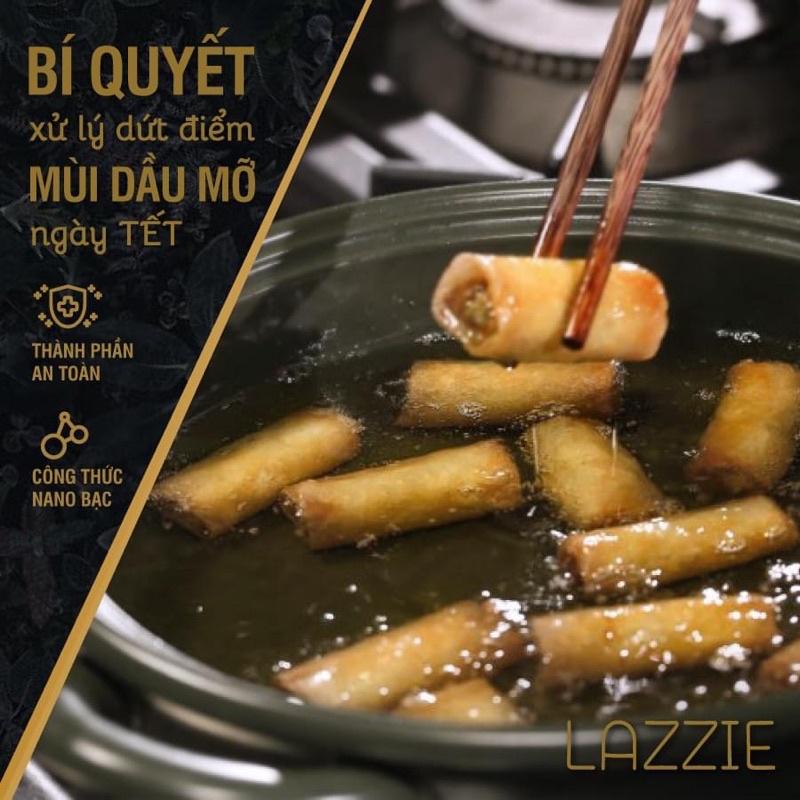 LAZZIE- Xịt khử khuẩn, khử mùi, xịt thơm đa năng cao cấp - Thành phần an toàn