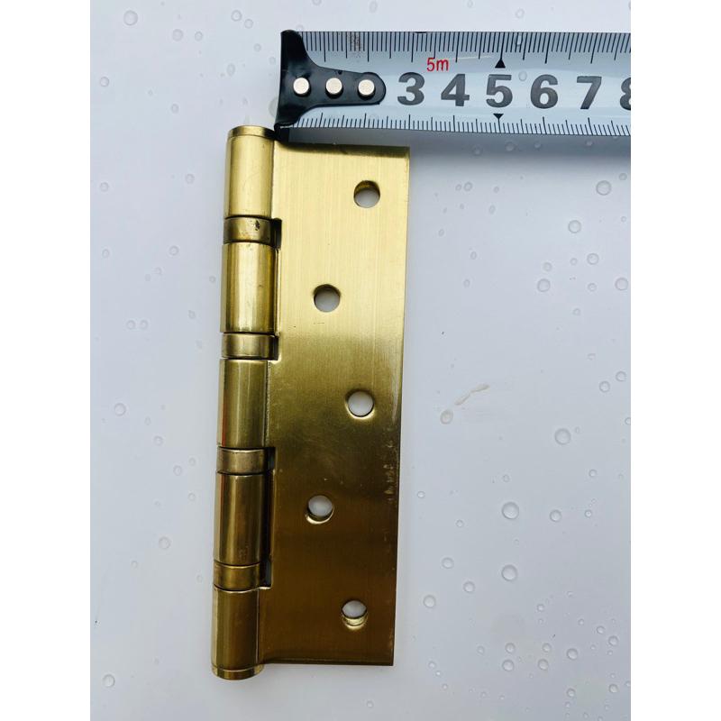 Bản lề lá 10cm & 13cm màu vàng, Bản lề mạ đồng, Bản lề cửa