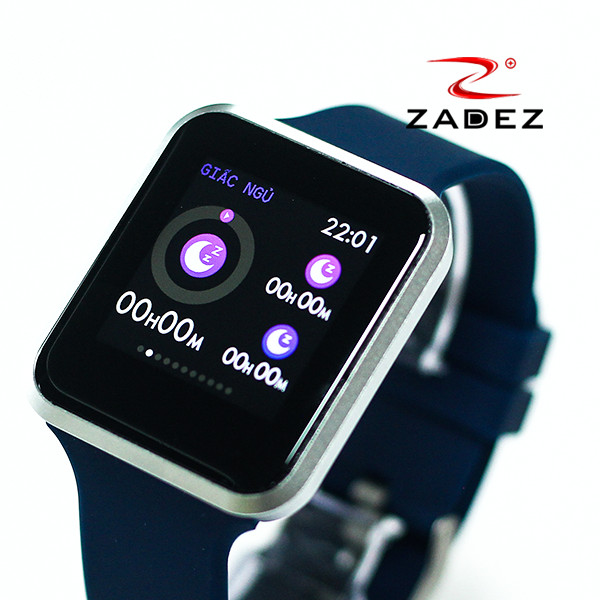 Đồng hồ thông minh ZADEZ SmartWatch SQ2 Chống nước IP67, Pin 10 ngày, Đo huyết áp, Đo chỉ số SPO2, Đo thời gian ngủ... cực chính xác - Hàng chính hãng