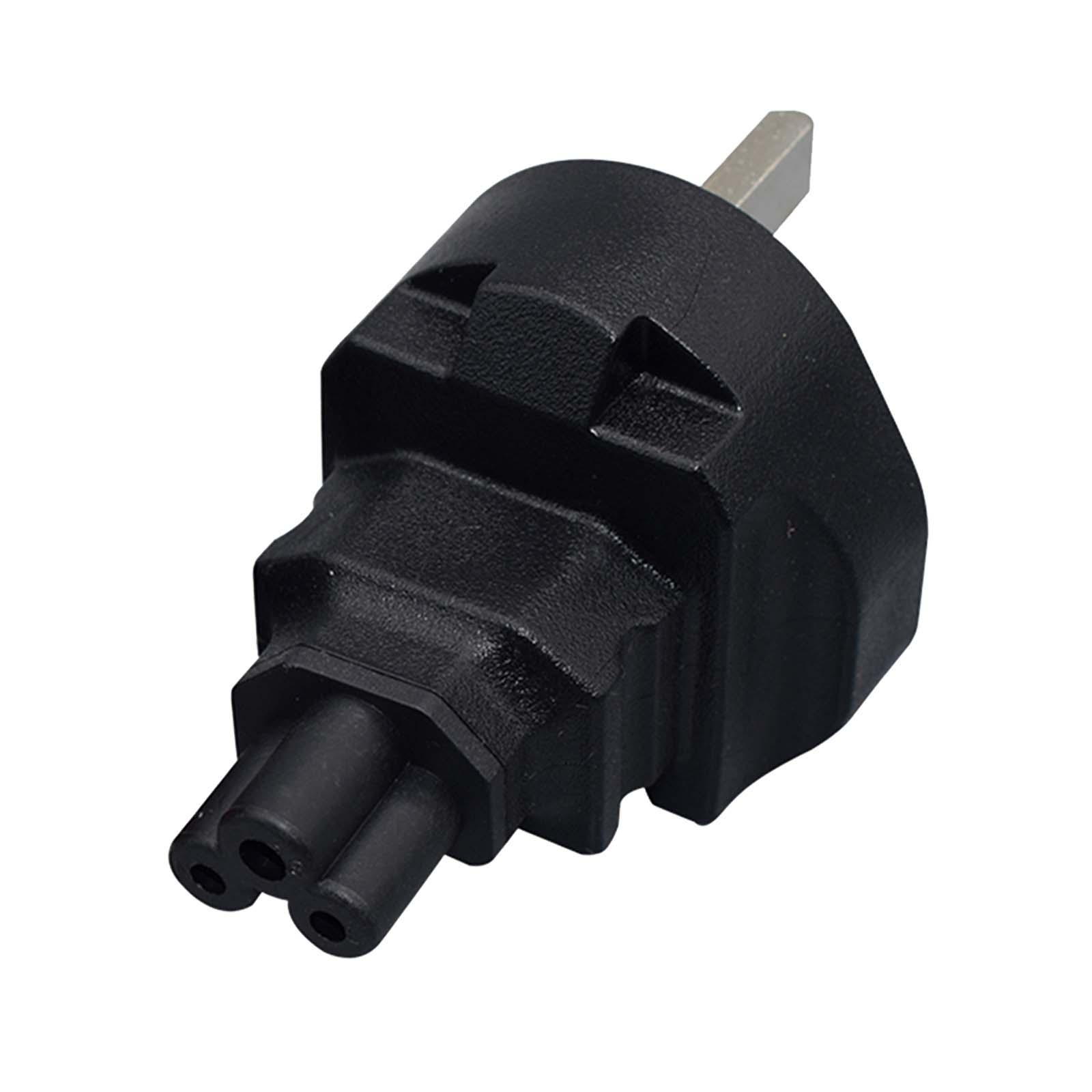 UK to IEC320 C5  Conversion Plug Insulation Replacement UK Plug Male to IEC320 C5 Female  Power Adapter UK Plug Converter for PC Printer