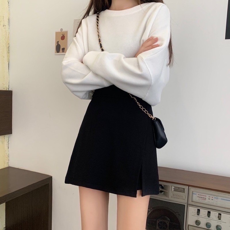 Quần dả váy xẻ 2 bên siêu hót