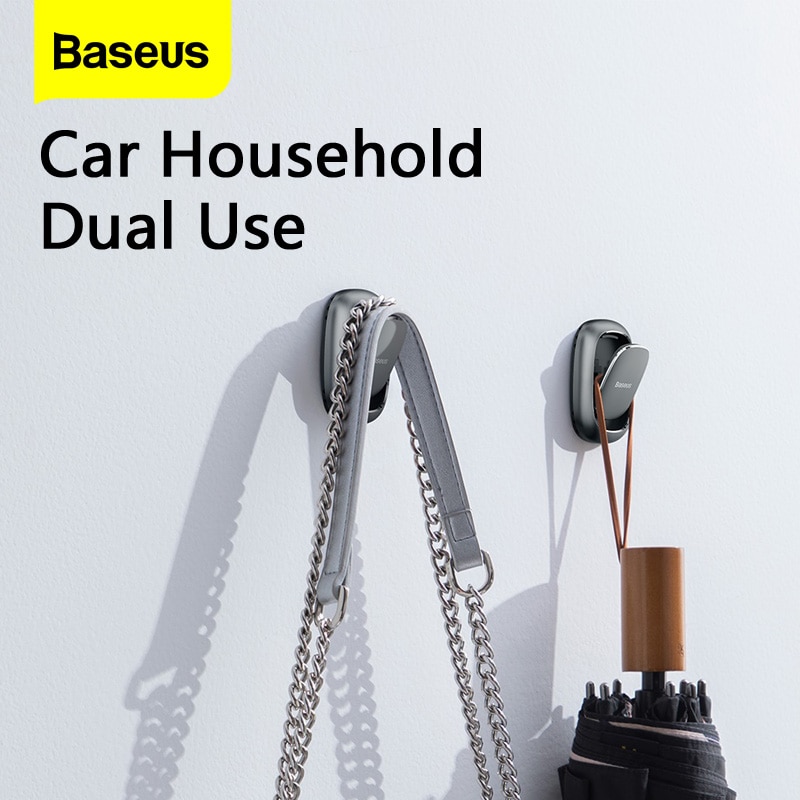 Miếng dán móc treo đa năng Baseus Beetle Vehicle Hook ACGG-JK- Hàng chính hãng