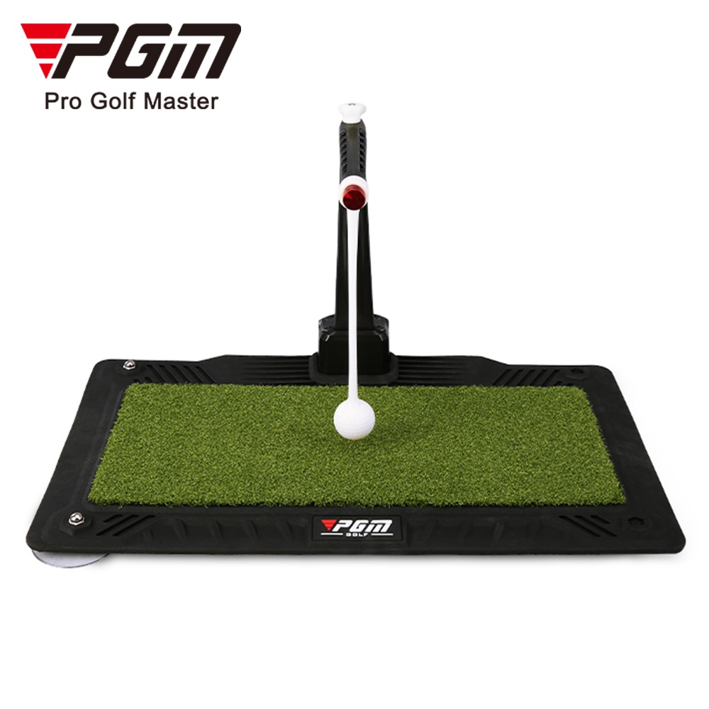 Bộ thảm tập swing golf xoay 360 PGM-HL007: nâng cấp khung chắc, đế ổn định, nút vặn chỉnh bóng cao thấp theo gậy tập .