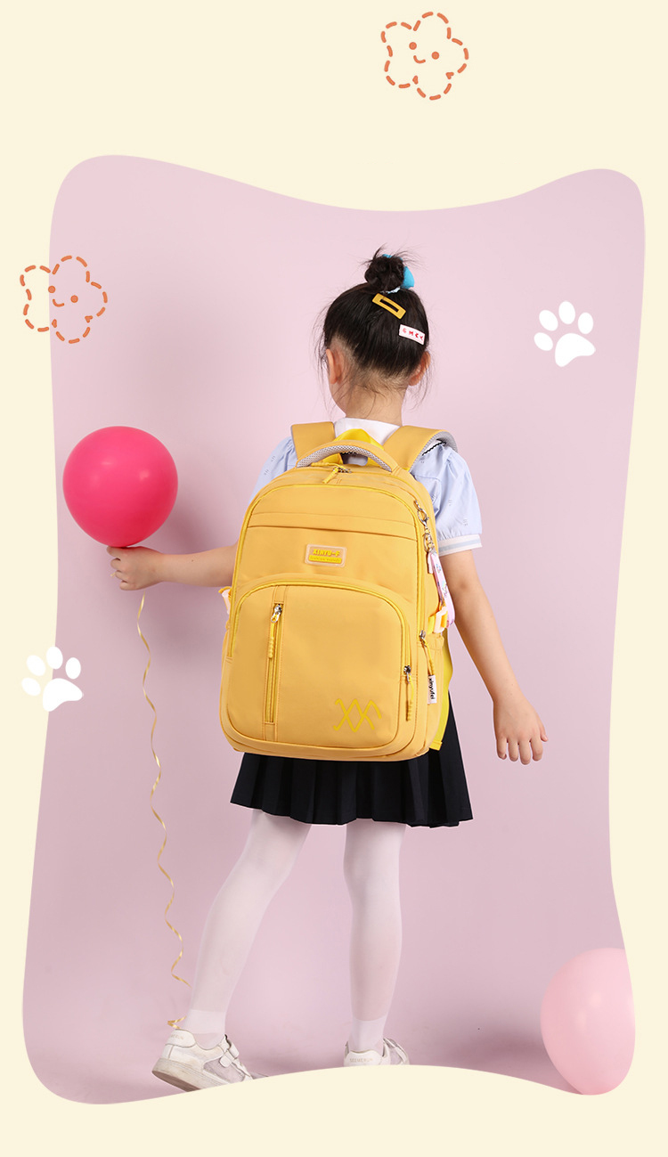 Balo học sinh sinh viên nam nữ cấp 1 2 3 đi học nhiều ngăn đựng laptop màu trơn thời trang unisex kiểu basic 1320
