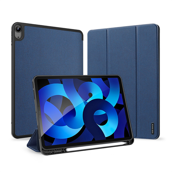 Bao Da Dành Cho iPad Air 4/ Air 5 10.9 Dux Ducis Domo Series Có Khe Cắm Bút, Tự Động Tắt Mở - Hàng Chính Hãng
