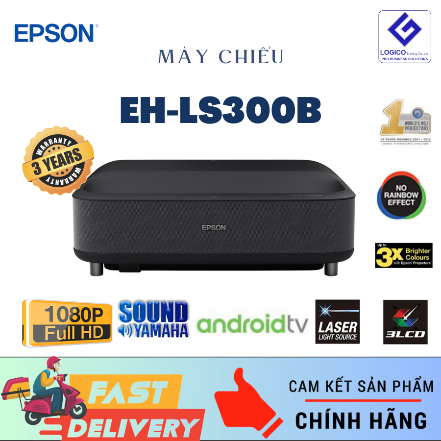 Máy chiếu phim Laser Epson EH-LS300B - Hàng chính hãng