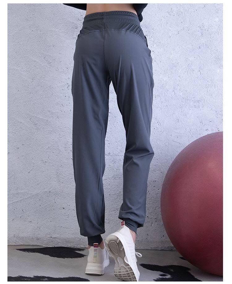 Quần jogger thể thao nữ vải dù cao cấp