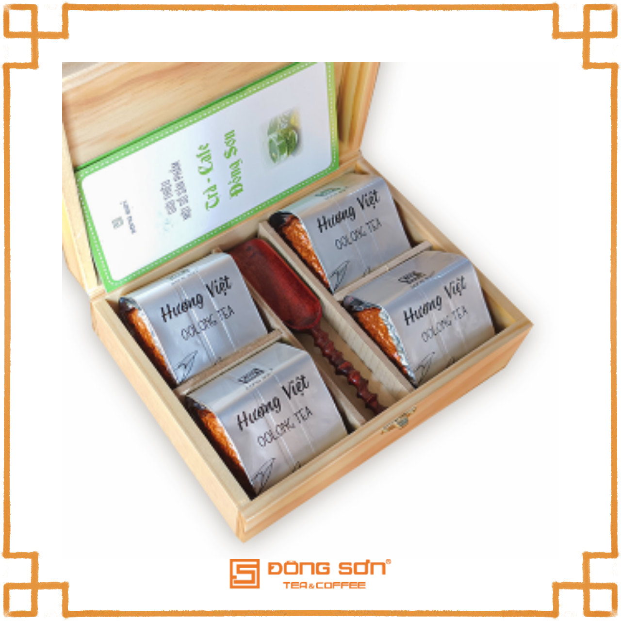 TRÀ Ô Long [ Hương Việt ] Hương vị nhẹ, thanh khiết - Gói 100gr - Đông Sơn