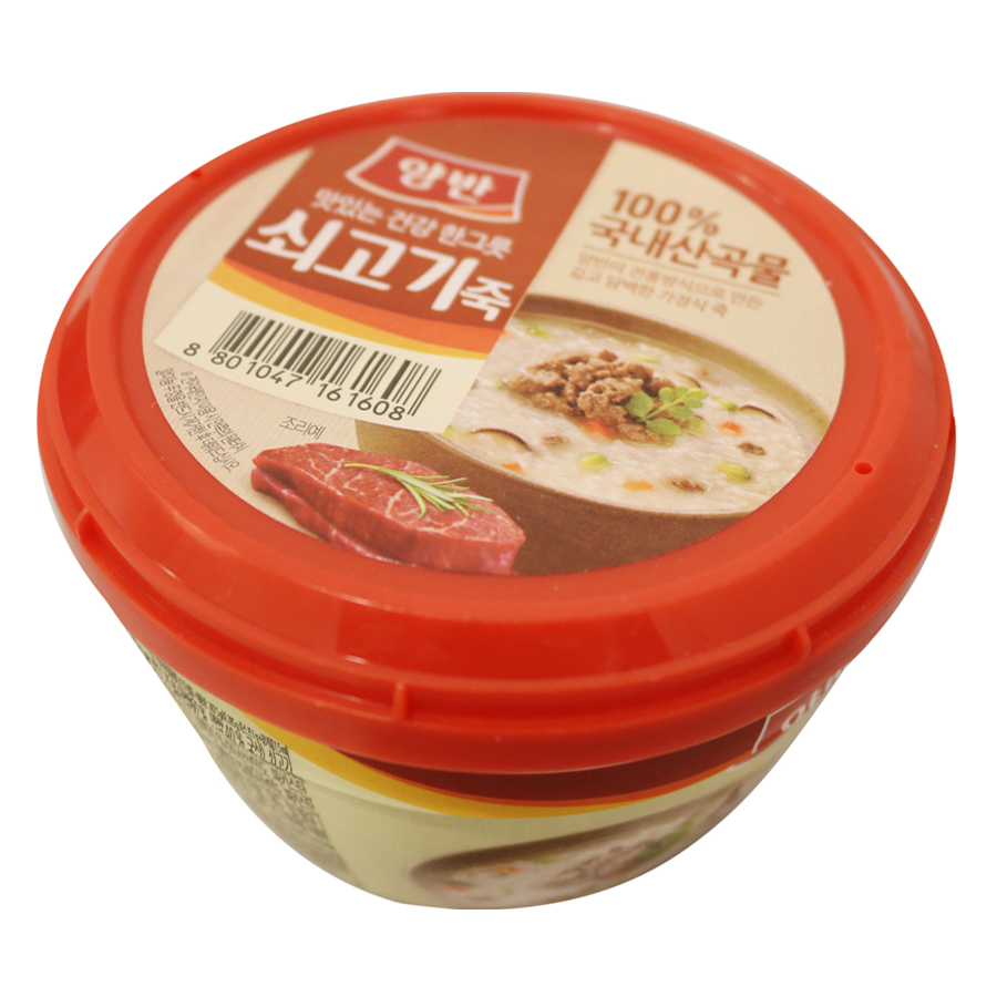 Cháo Ăn Liền Nhập Khẩu Hàn Quốc Thịt Bò Dongwon