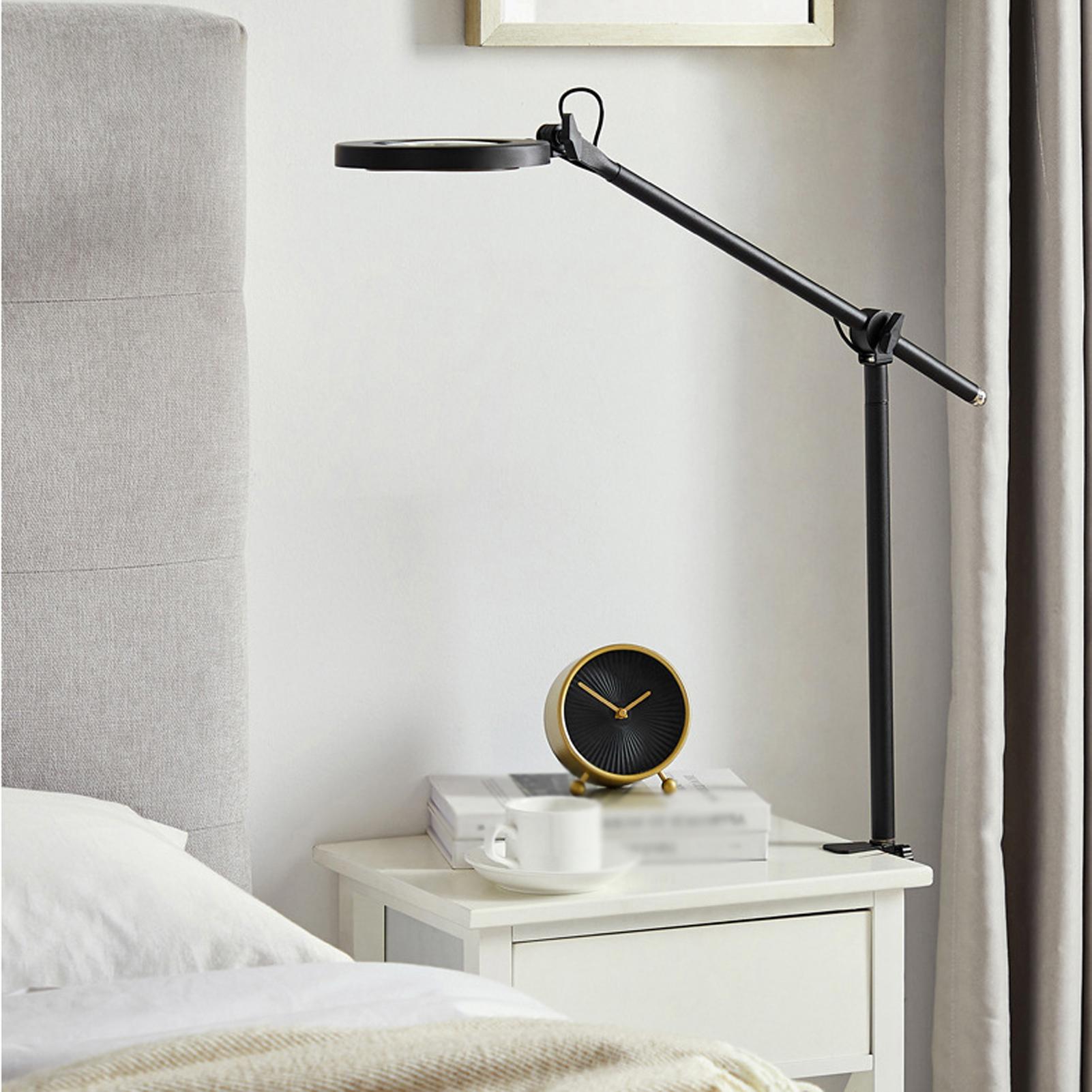 USB Power Supplys 5X Magnifying with LED Desk Lamp Home Bedroom Office Reading Lamp Study Lamp Close Work Repairs Crafts Reading Multifunctional Lamp Angle Adjustable Arm Three Dimming Modes 10 Levels Brightness Adjustable