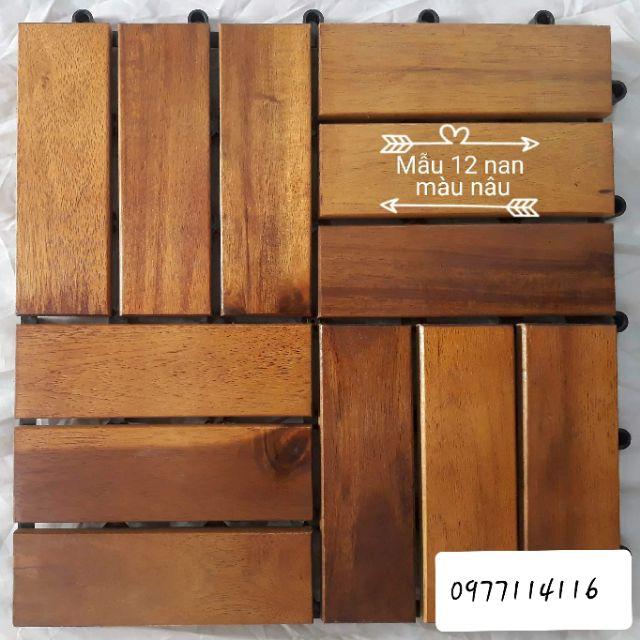 Combo 10 tấm Sàn gỗ tự nhiên
