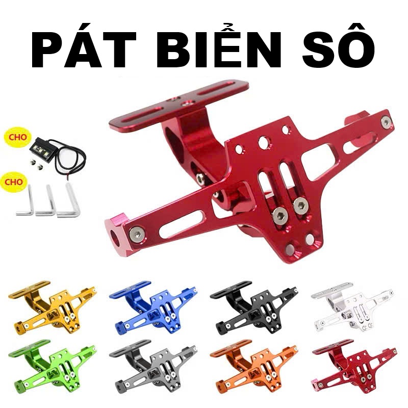 Pát Gập Biển Số Cao Cấp Nhôm Hợp Kim, Siêu Đẹp, Chống Rung Tốt, Phù Hợp Mọi Xe
