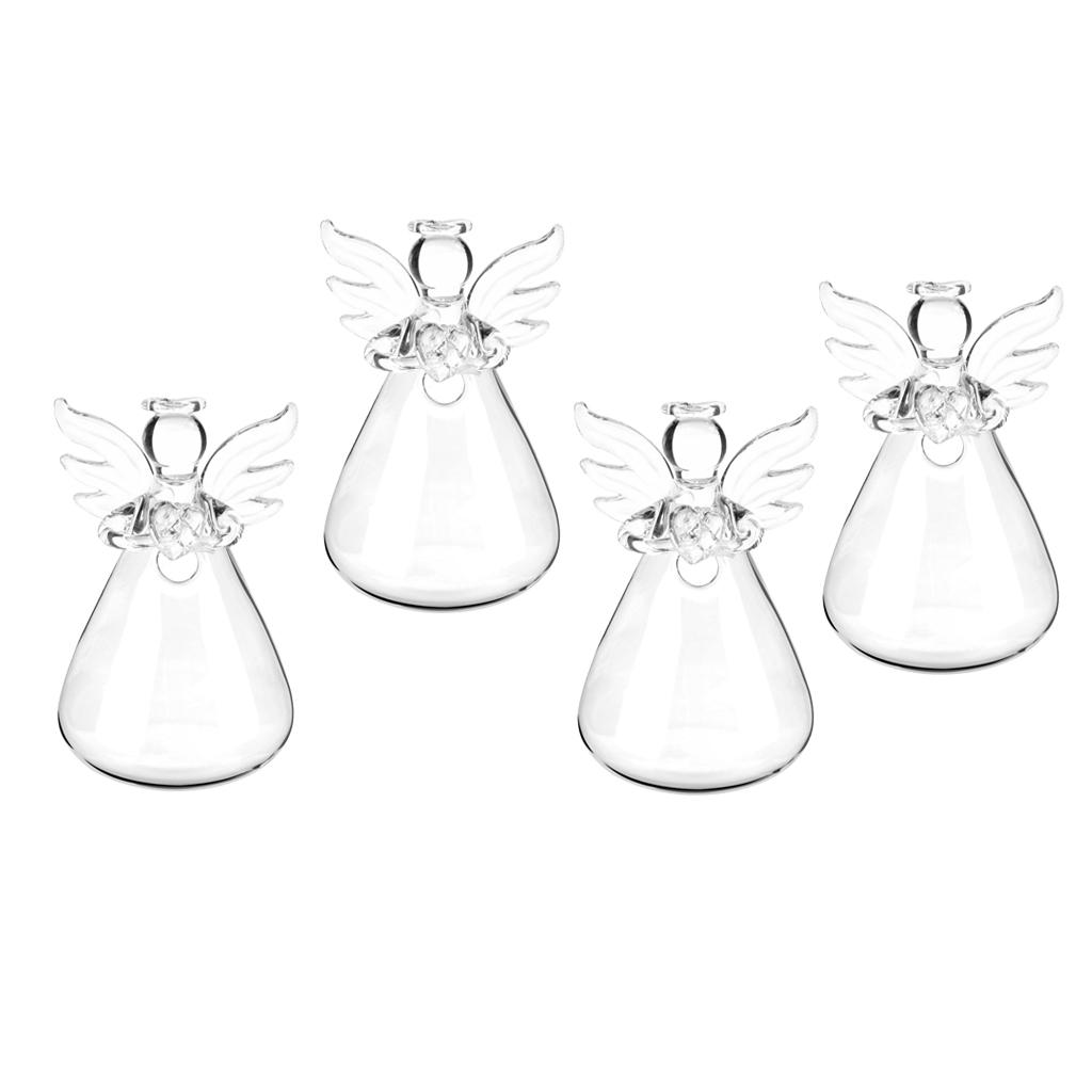 Phép Lạ Chiếu 4 Chi Tiết Thủy Tinh Lọ Hoa Thủy Canh Thực Vật Bình Bottl Hộp Đựng Nhà Thiên Thần