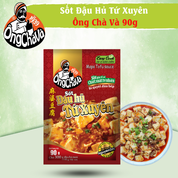 Combo 5 Gói Sốt Đậu Hũ Tứ Xuyên Ông Chà Và 90g