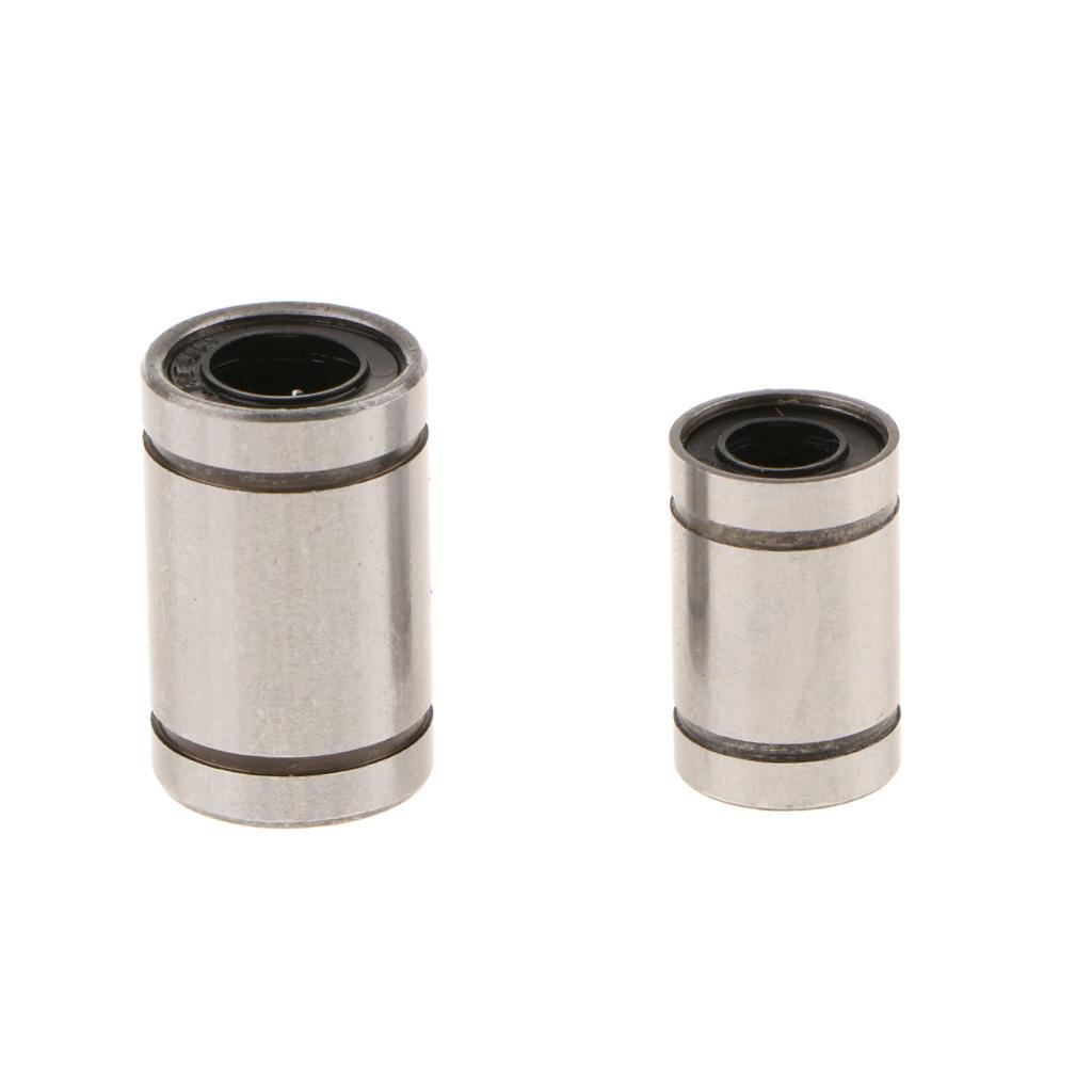 12Packs LM6UU 6mm Inside Dia Linear Ball Bearing Bushing for 3D Printer 17mm