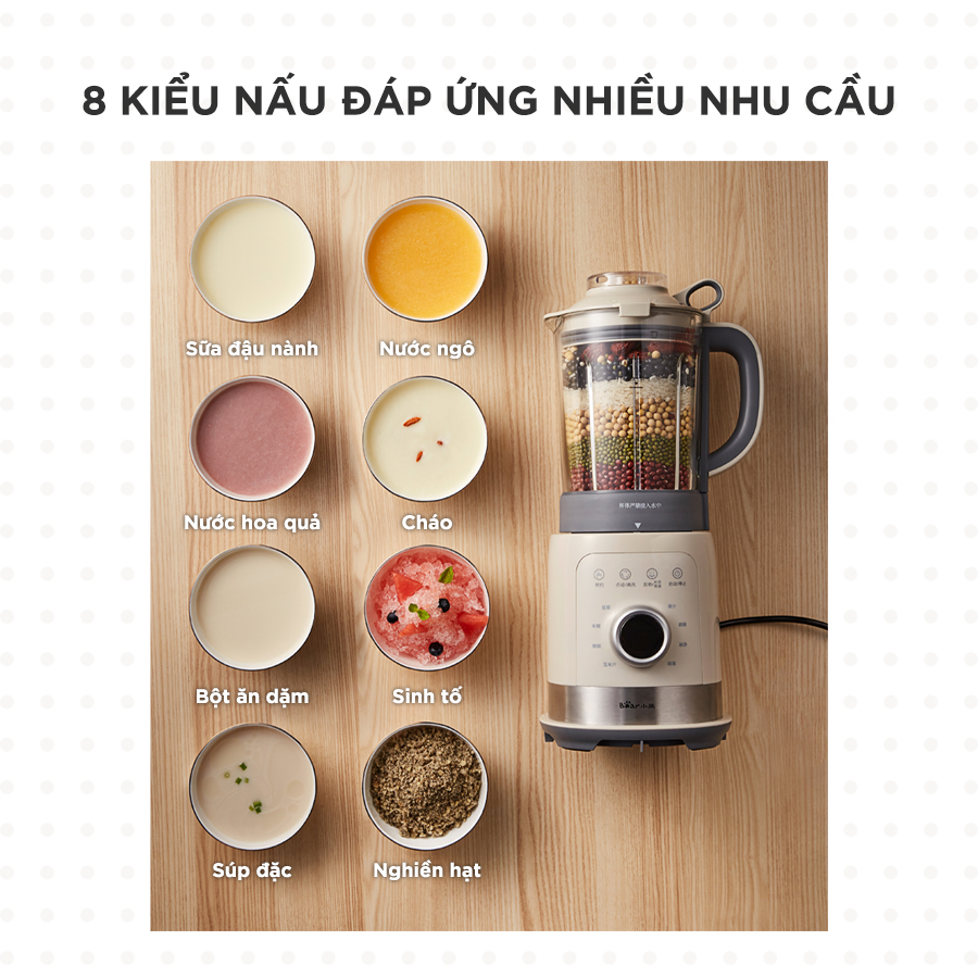 Máy Làm Sữa Hạt Bear PBJ-B10U5