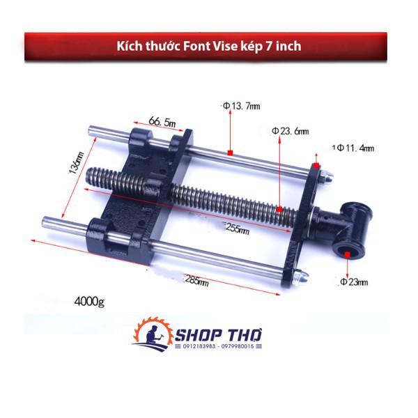 Vise kép cỡ 7 chất lượng tốt chuyên làm bàn workbench.