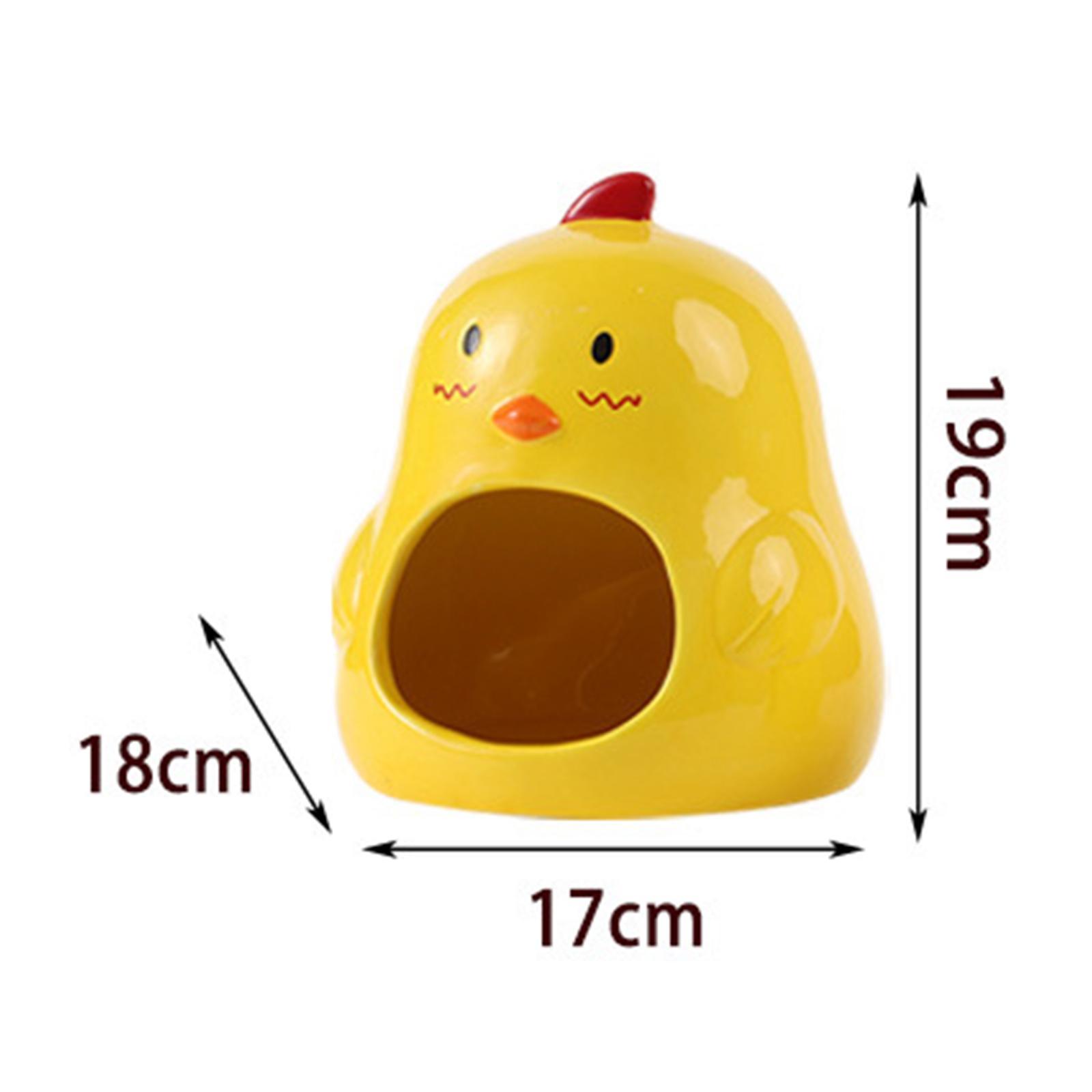 Ceramic Hamster House Hut Cave Cage Summer Cool Small Animals Mini Bed