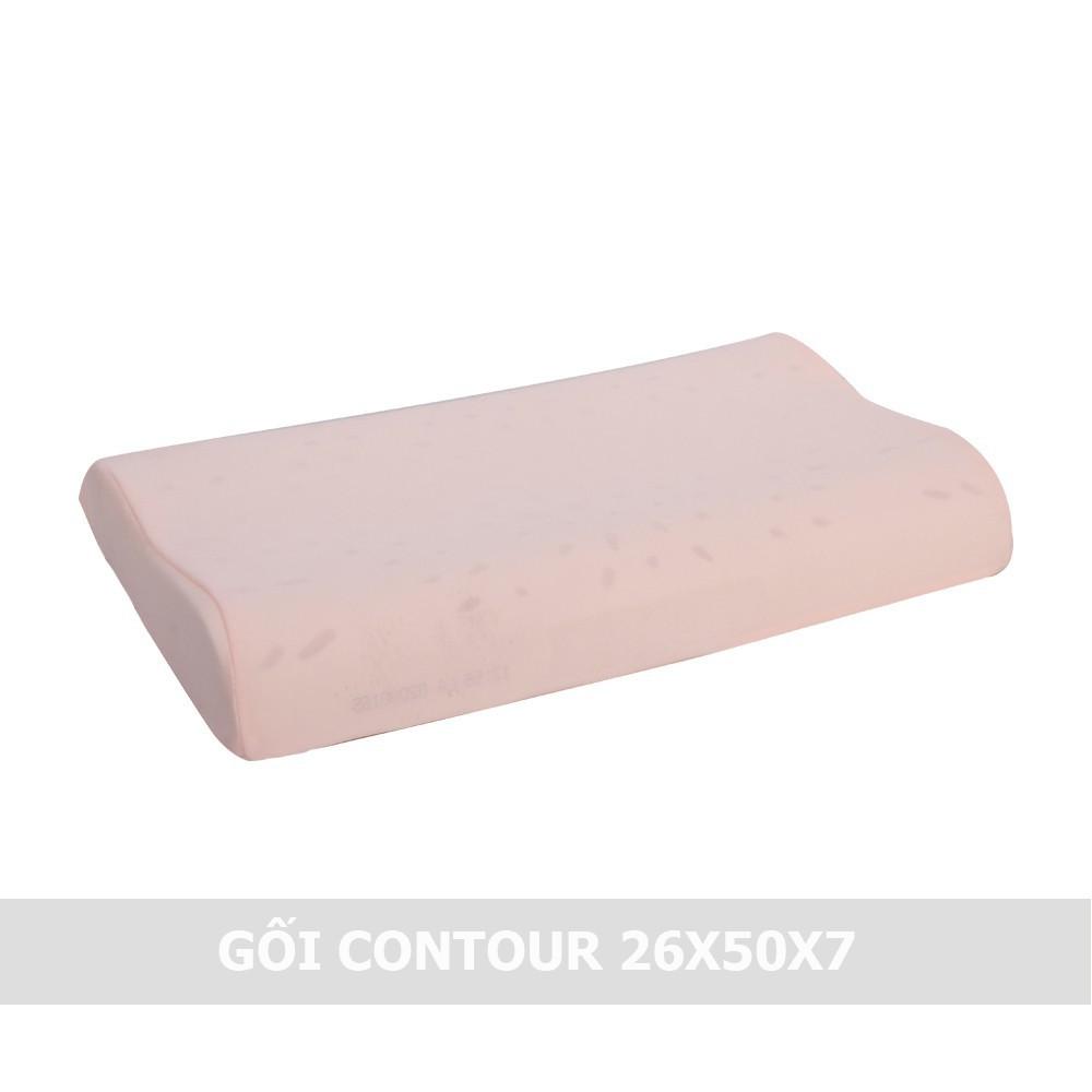 Gối Liên á Gối Nằm Cao Su Contour Dợn Sóng ( Nhiều Size )