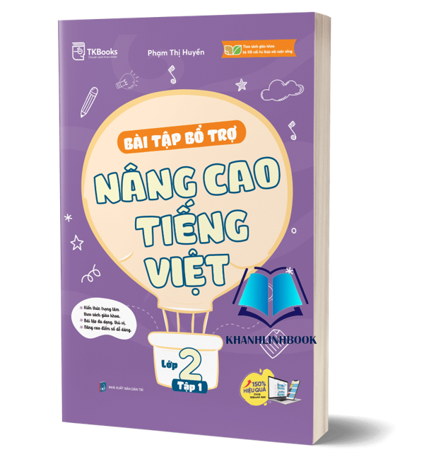 Sách - Bài Tập Bổ Trợ Nâng Cao Tiếng Việt Lớp 2 – Tập 1