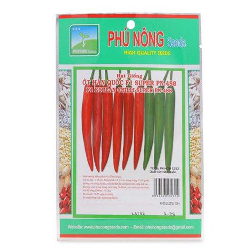 Hạt giống ớt Hàn Quốc PN - Gói 0.2 gram