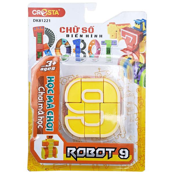 Đồ Chơi Lắp Ráp Biến Hình Robot Chữ Số 9 - Cresta DK81221