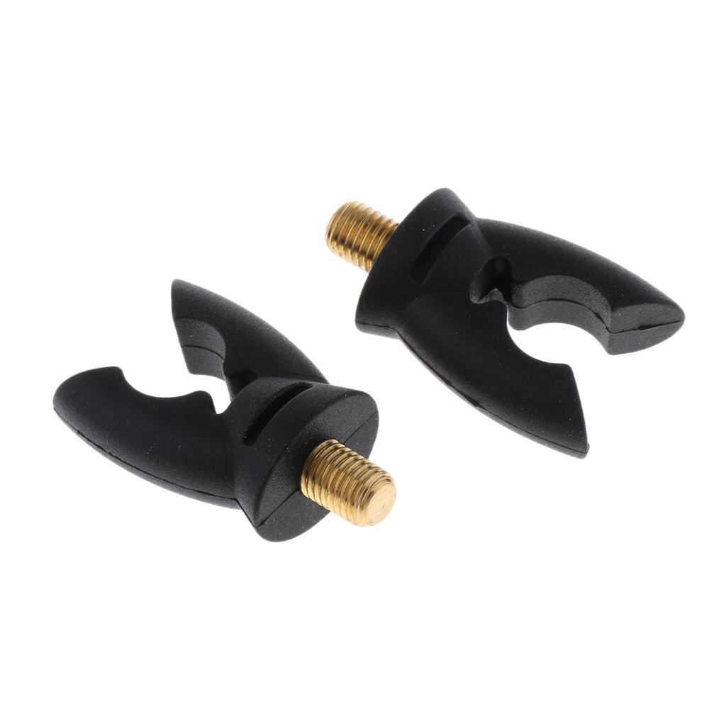 2x 2x Fishing Rod Support U Head Rod Handles Support Fishing Rod Holder Thread M3 /