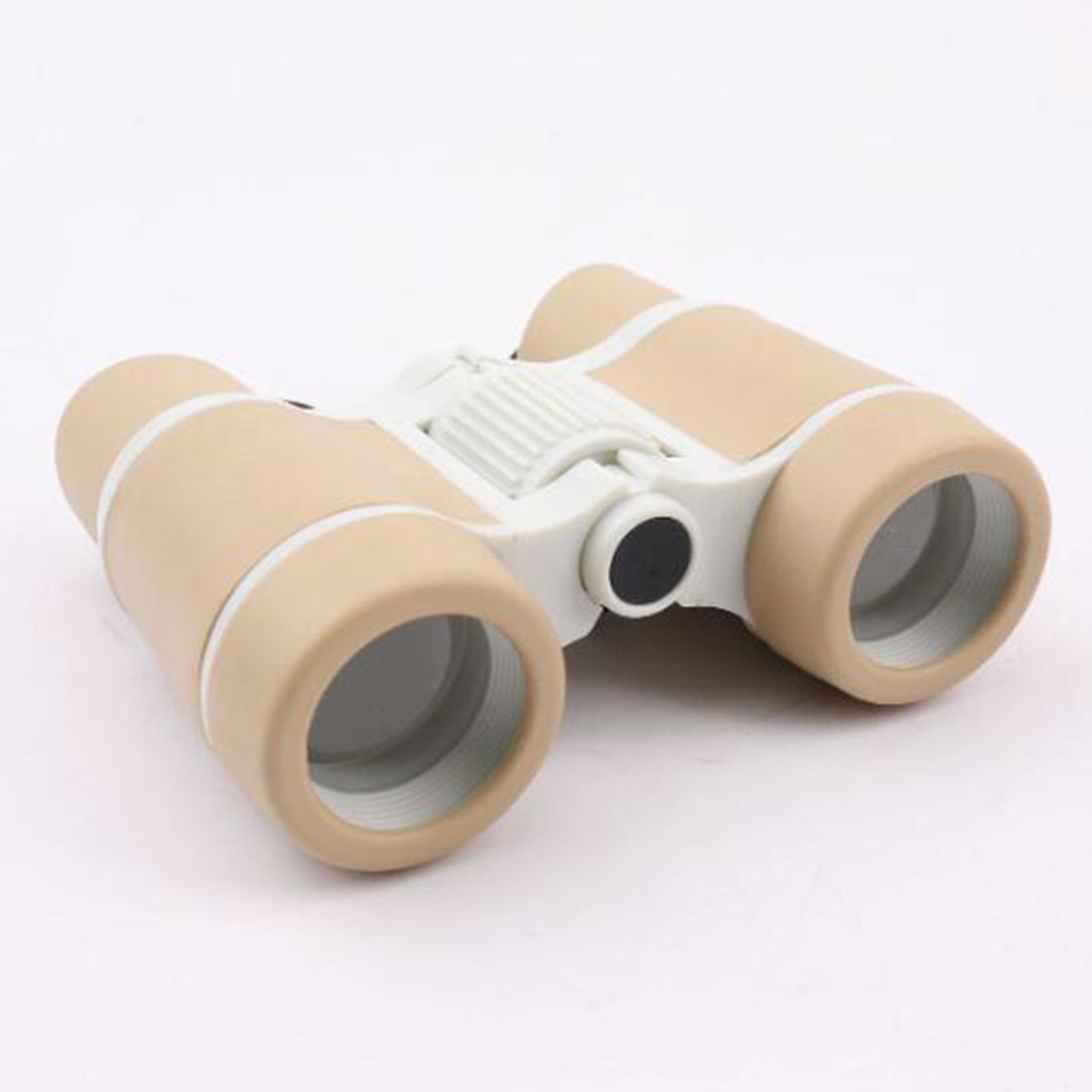 Toy Binoculars with Lanyard 4x30 Small Telescope for Hiking Birthday Camping