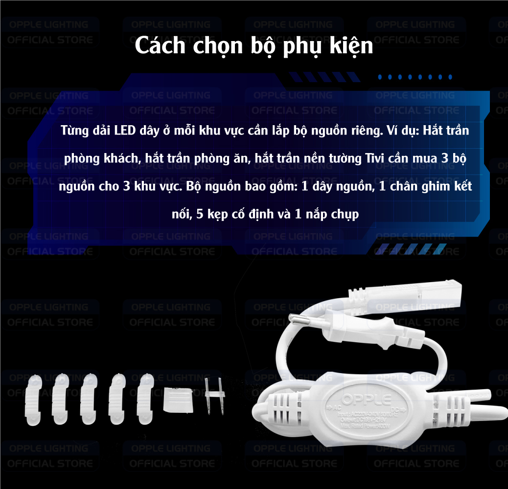 Đèn LED Dây 5050 OPPLE Ultility Strip HV - Sự Lựa Chọn Hoàn Hảo Trong Chiếu Sáng Trang Trí