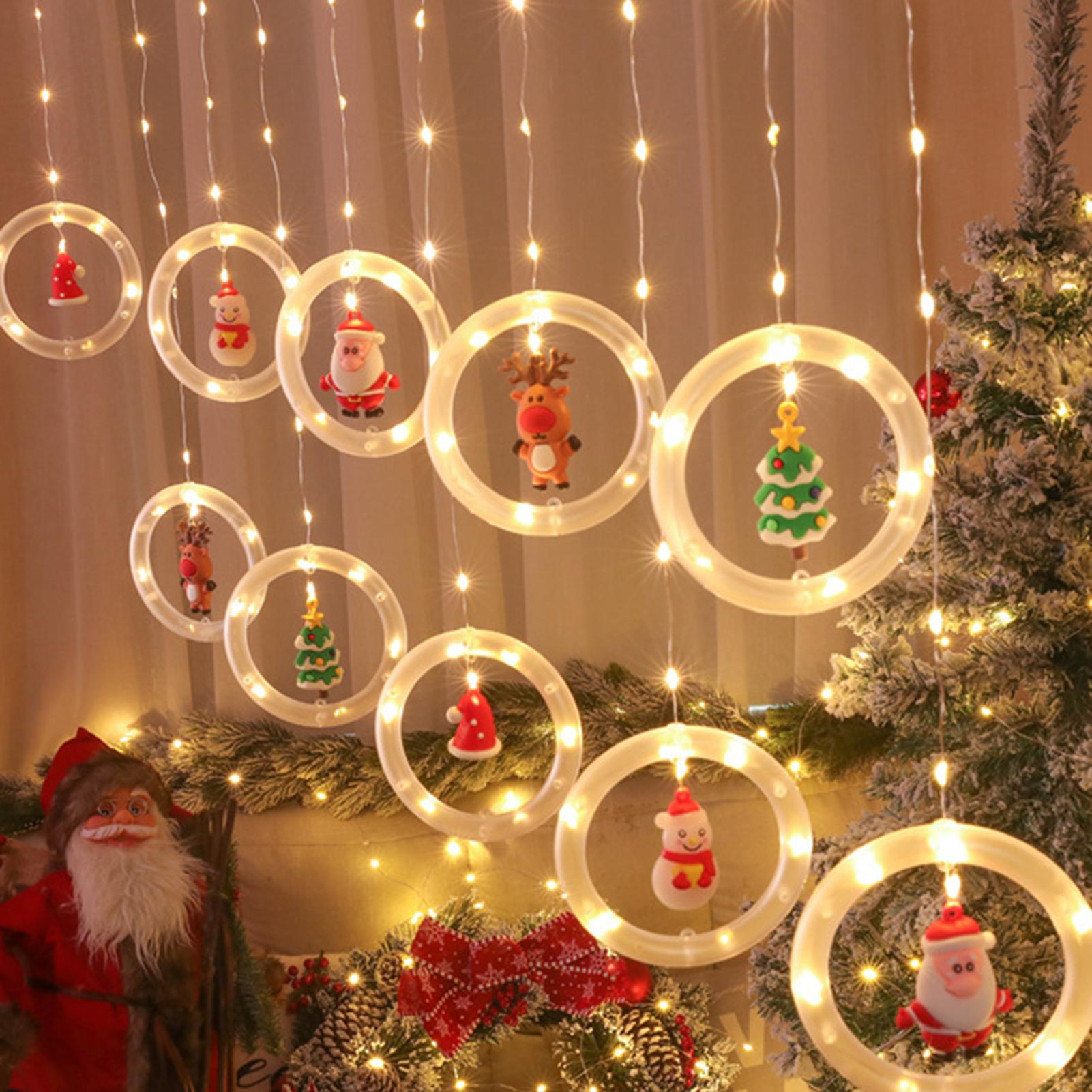 Đèn Dây Trang Trí Noel Giáng Sinh Kèm Đèn Đi-Ốt Phát Ánh Sáng
