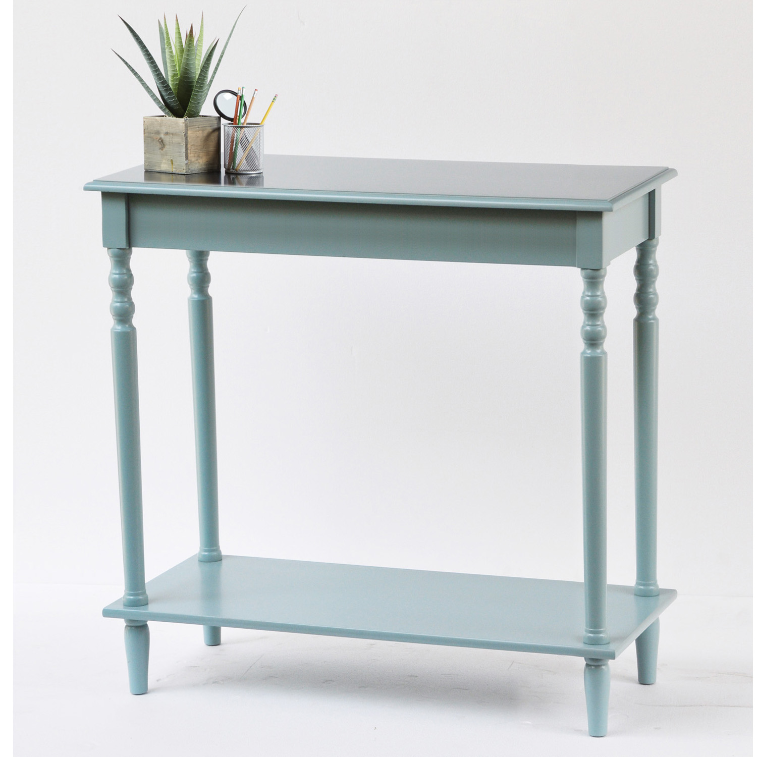 Bàn Console Trang Trí Chân Tiện Màu Xanh Lam 9001- Thương hiệu Viet Home Decor