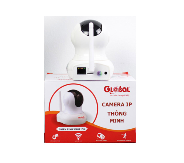 Camera Wifi IP Global 1 Râu 1Mp (hỗ trợ đàm thoại 2 chiều) - Hàng nhập khẩu