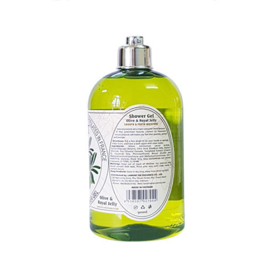 Combo Sữa Tắm L'amont En Provence Cherry Blossom Shower Gel Hương Hoa Anh Đào + Olive & Honey Shower Gel (500ml / Chai)