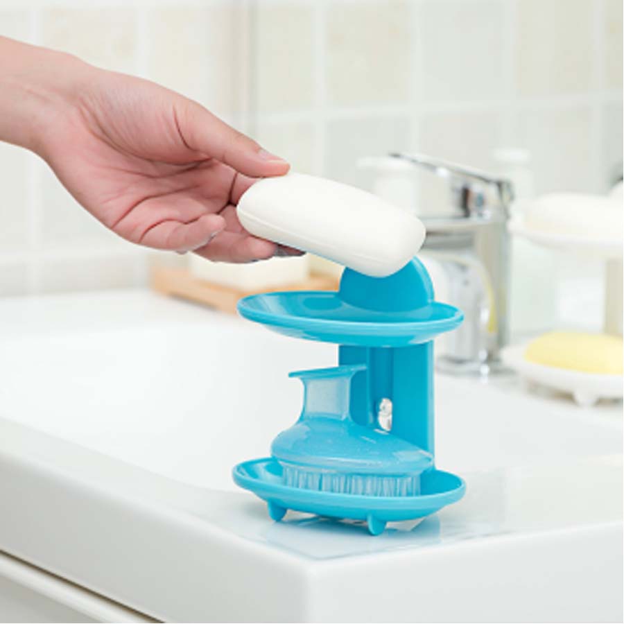 Bộ 2 khay đựng xà bông tiện dụng - Hàng Nội địa Nhật