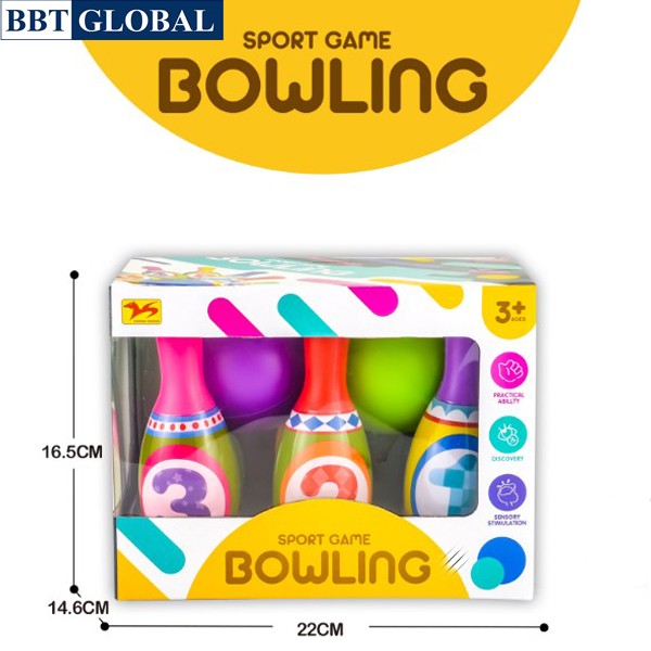 [Quà tặng không bán] Bộ đồ chơi bowling cho bé