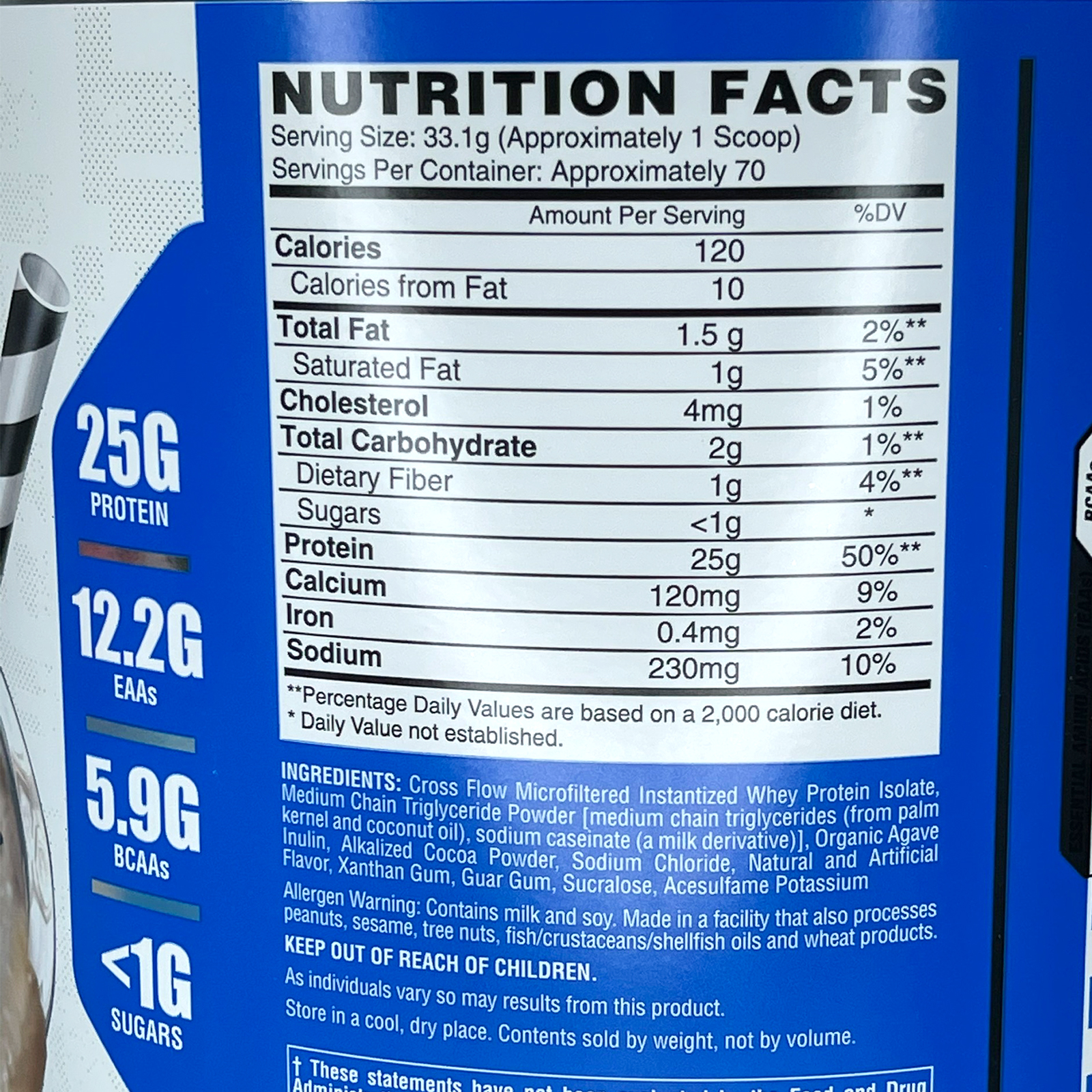 Combo Sữa tăng cơ giảm mỡ cao cấp ISOFIT của Nutrex hương Chocolate hộp 70 lần dùng hỗ trợ tăng cơ, giảm cân, đốt mỡ cho người tập GYM & Bình INOX 739ml (Mẫu ngẫu nhiên)