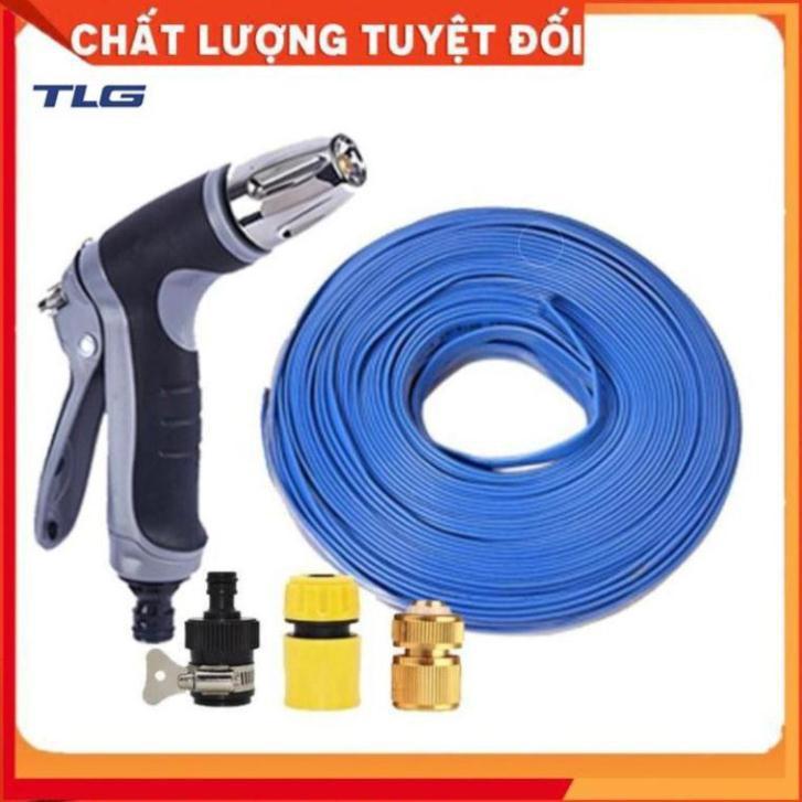 Bộ dây và vòi xịt rửa xe tưới cây tăng áp 3-5M(cút đồng nối 712-1) 206817