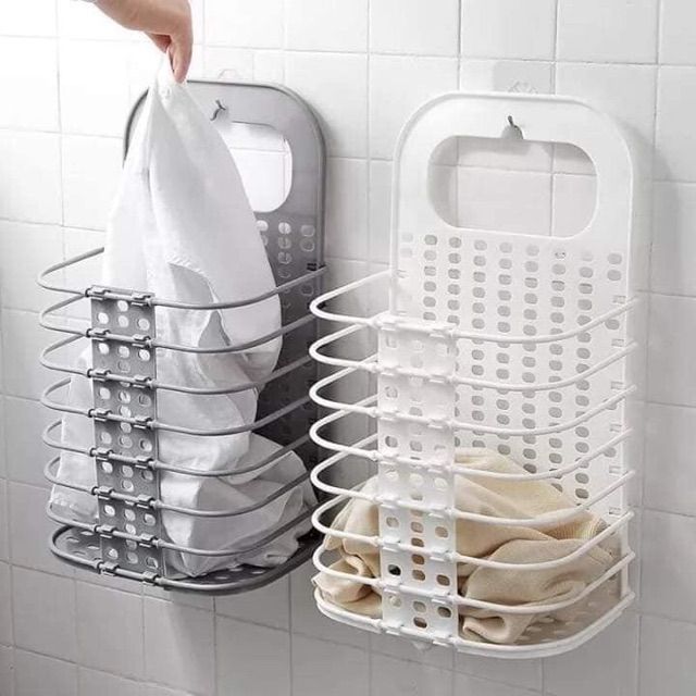 Combo 2 Giỏ Nhựa Đựng Đồ Đa Năng Gấp Gọn Thông Minh Với Chất Liệu Cứng Cáp - Bền Chắc