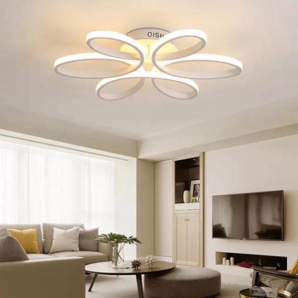 Đèn LED Mâm Ốp Trần MN035/6, Đèn trần Phòng Khách, Đèn trần phòng ngủ - 3 hình thức Sáng DT HQ