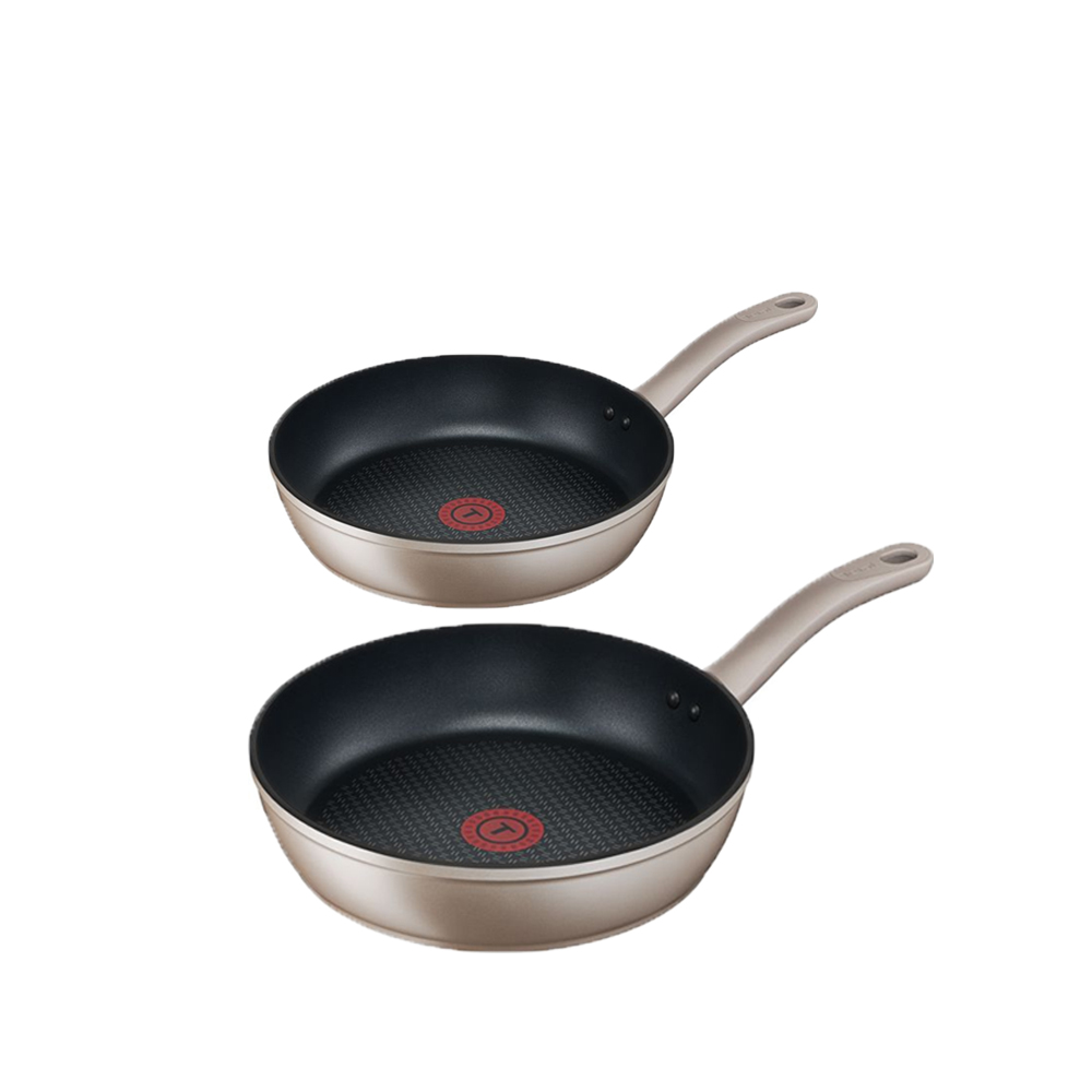 Bộ 2 chảo chiên chống dính đáy từ Tefal Sensation dùng cho mọi loại bếp (24cm, 28cm) - Hàng chính hãng