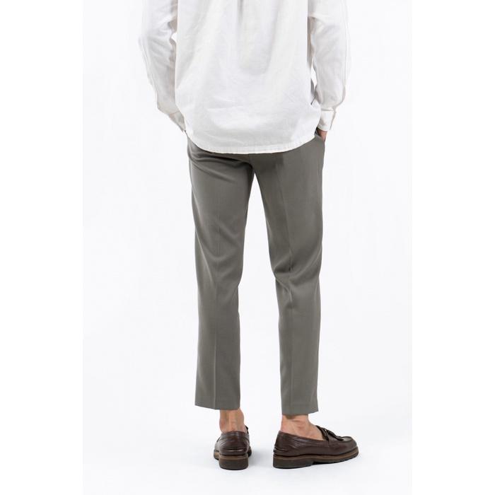 QUẦN VẢI LƯNG THUN. SLIM CROP - 10F22PFO006 | LASTORE MENSWEAR