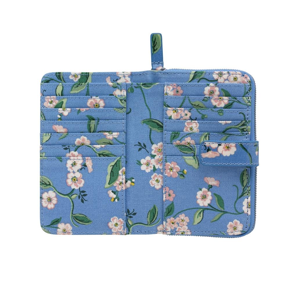 Cath Kidston - Ví cầm tay Folded Zip Wallet Forget Me Not - 1009972 - Mid Blue