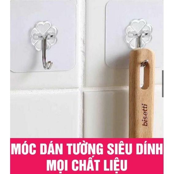 COMBO 10 Móc dán tường Siêu Dính Chịu Lực