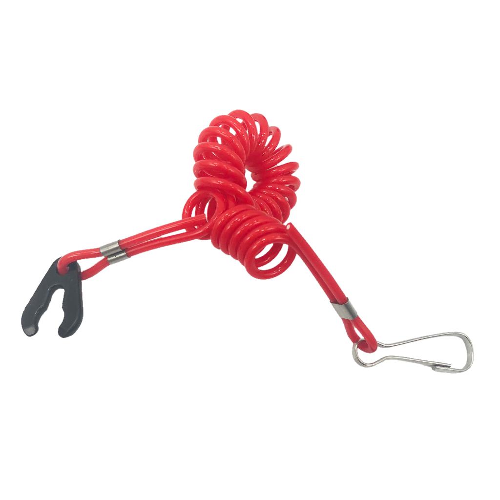 NEW BOAT OUTBOARD ENGINE MOTOR STOP SAFETY KILL SWITCH &TETHER CORD LANYARD