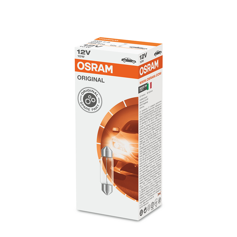 Hình ảnh Combo 10 Bóng Đèn Cana Trung OSRAM Original C5W 12V 10W