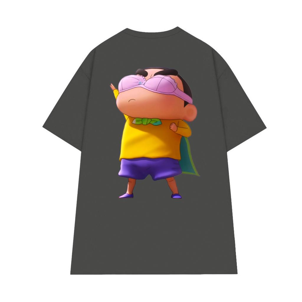 Cao cấp - Áo thun oversize bé Shin Siêu Năng Lực cậu bé bút chì hài hước Shin Chan BND329