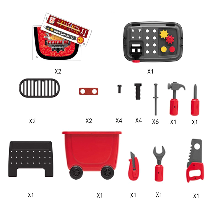 Bộ xe đẩy dụng cụ sửa chữa Bowa 8014