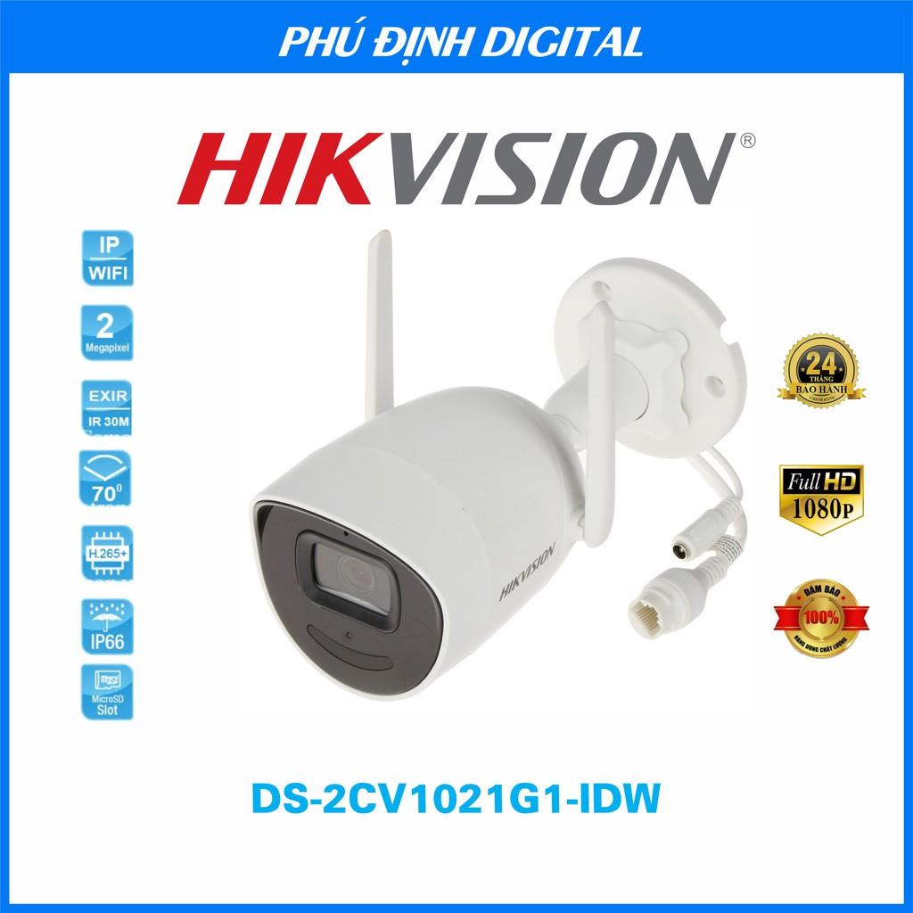 Trọn bộ 4 camera IP Wifi kèm mic thu âm 2MP Hikvision Thế hệ mới mã NK42W0H - Hàng Chính Hãng