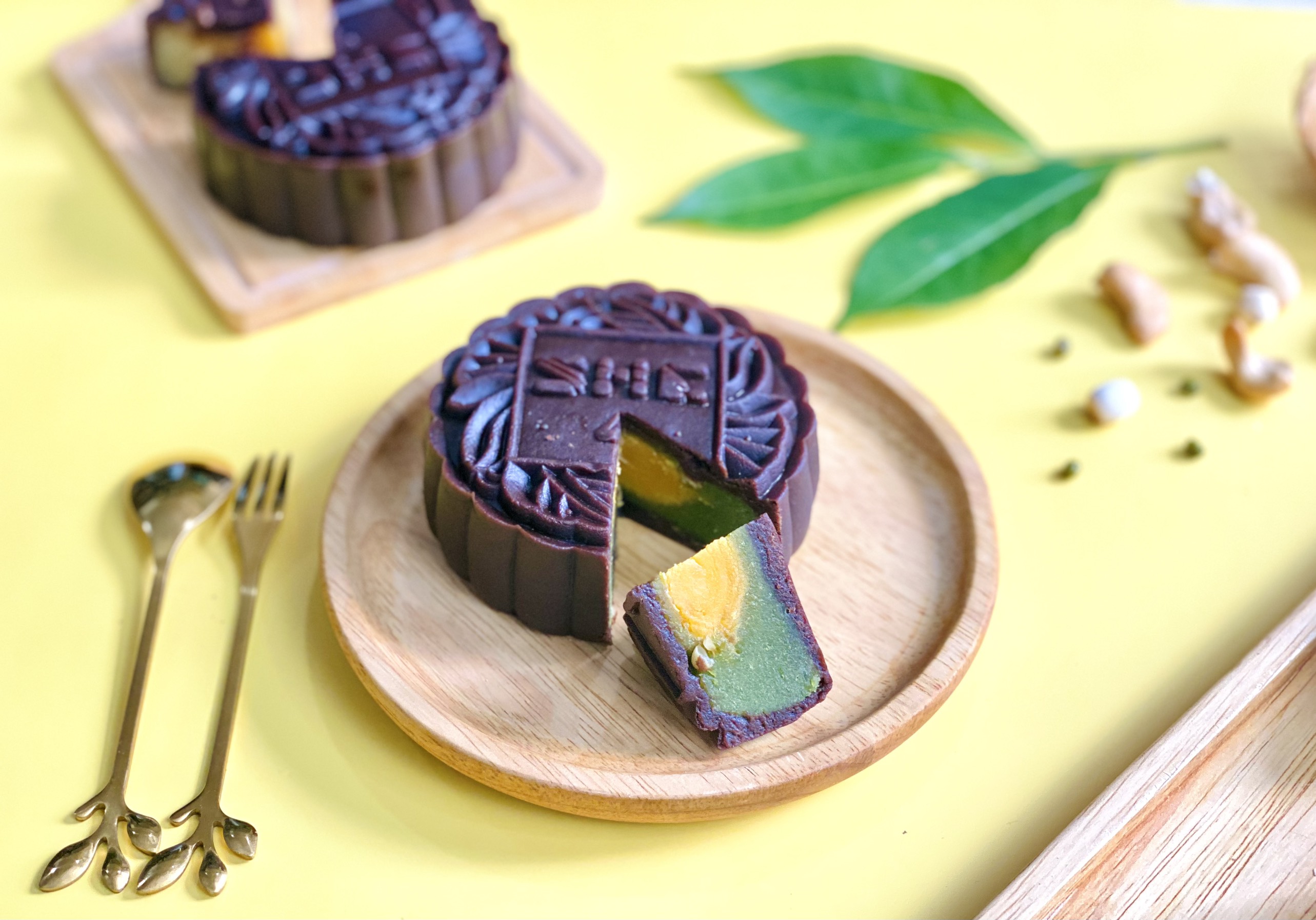 Bánh trung thu sô cô la 2023 - Nhân Matcha - SHE Chocolate - Món quà sức khỏe dành tặng người thân - Trung thu 2023